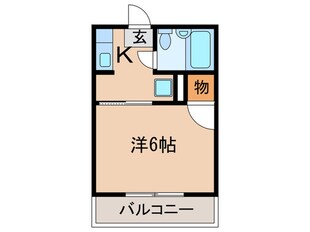 シティハイムヨコヤマの物件間取画像